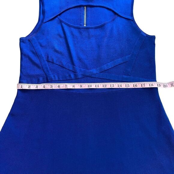 Lane Bryant | Royal Blue Cut Out Dress, Size 14/16 - Picture 4 of 7